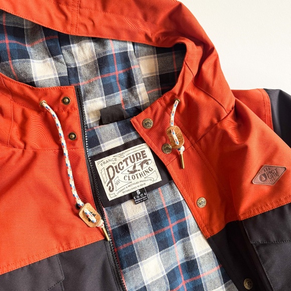 Picture Organics Jack Insulated Wind-Waterproof Ski Snowboard Jacket Men's Small - Picture 2 of 16